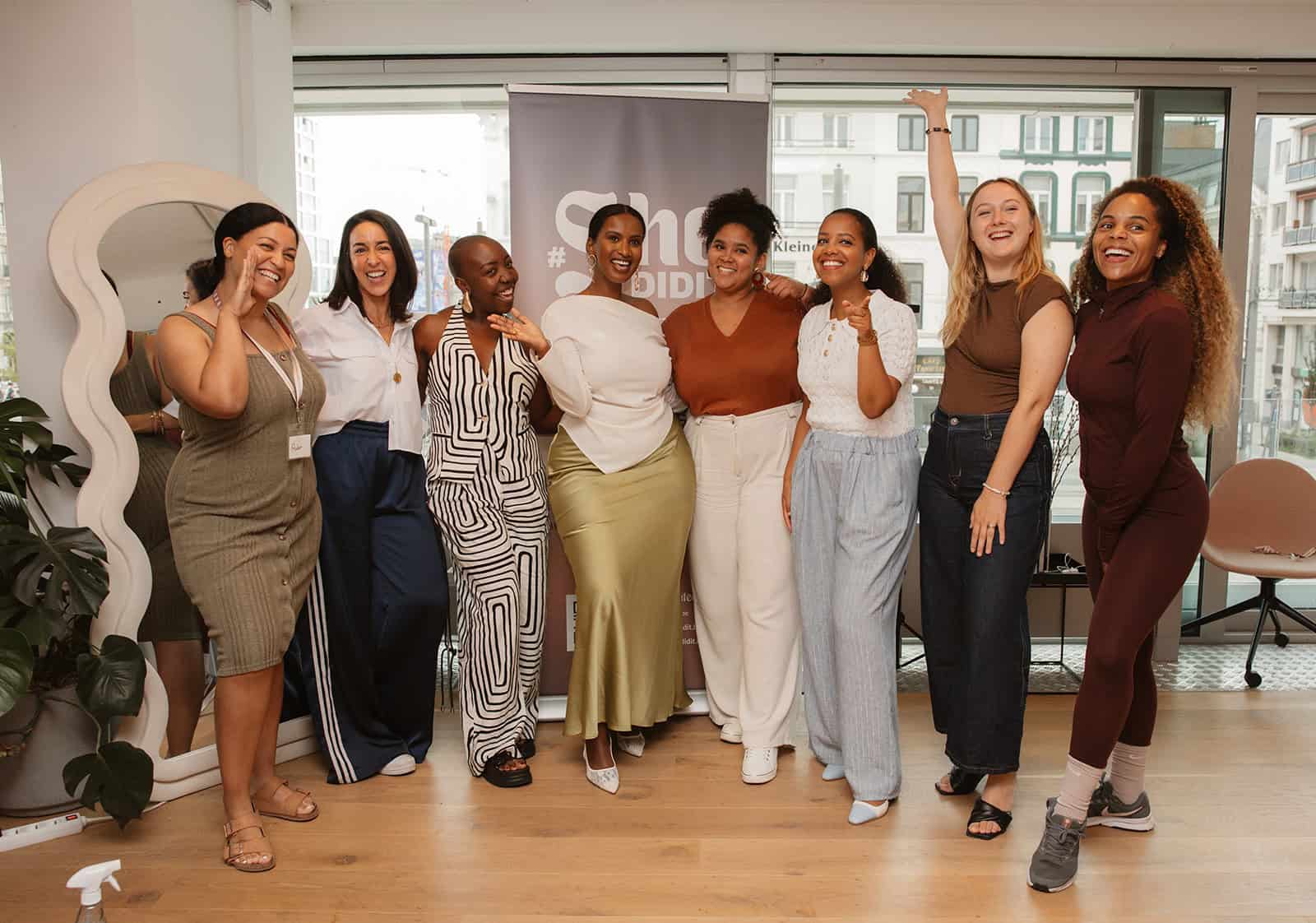 SheDIDIT community members at a networking event